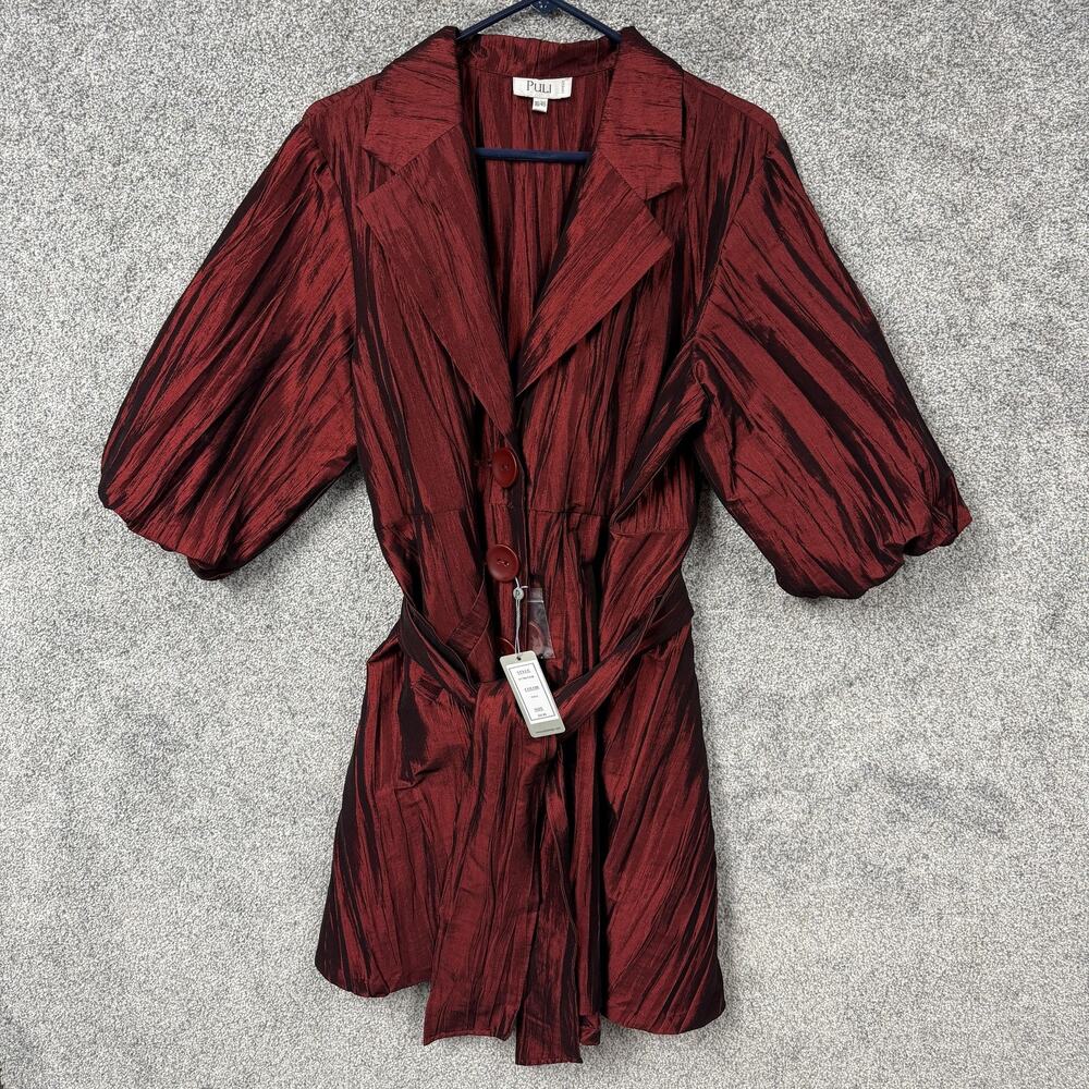 Puli Trench Coat 16/46 Daytime Shine Avant Garde Whimsigoth Artwear Office Siren